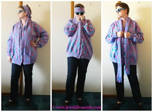 JDS - BLUE PINK CARDIGAN