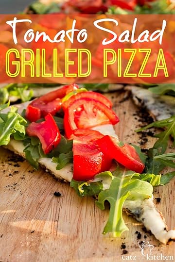 Tomato Salad Grilled Pizza | Club 31 Women | club31women.com #grilling