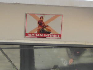 no drumming on ferry