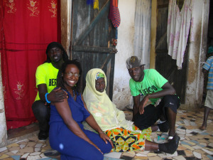 at home of Adama's grandmere