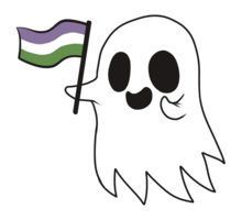 genderqueer Ghost friend