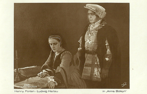 Henny Porten and Ludwig Hartau in Anna Boleyn