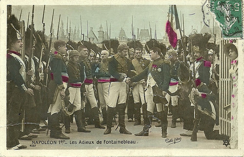 Napoléon Ier. Les adieux de Fontainebleau