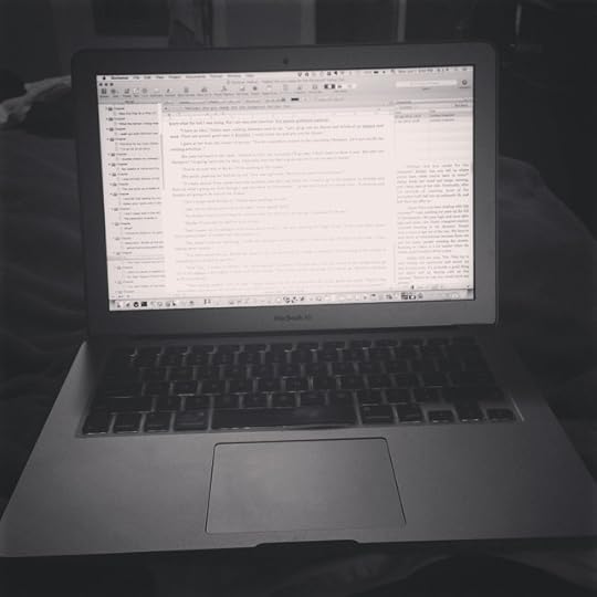 Revisions in bed. I'll be here all week, folks. #amediting #dailyphoto #ig2015 #365days
