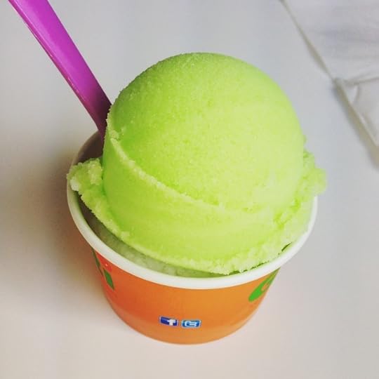 Midweek treat! Out for Italian ice #dailyphoto #ig2015 #365days