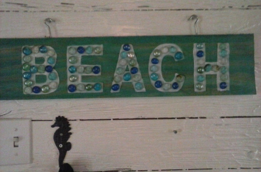 I love bling on my beach signs!