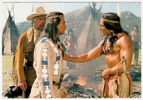 Gojko Mitic, Stewart Granger, Pierre Brice, Unter Geiern
