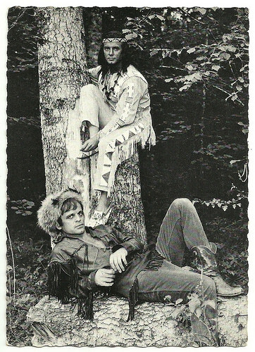 Pierre Brice and Klaus Kinski