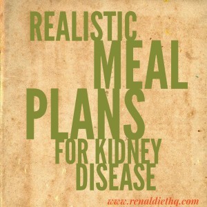 realistic meal plans