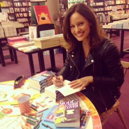 Signing stock at Waterstones Piccadilly.