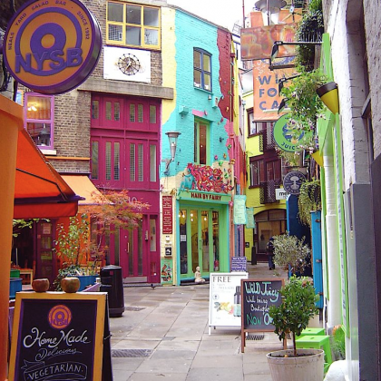 The little streets all around Covent Garden are fun to explore...