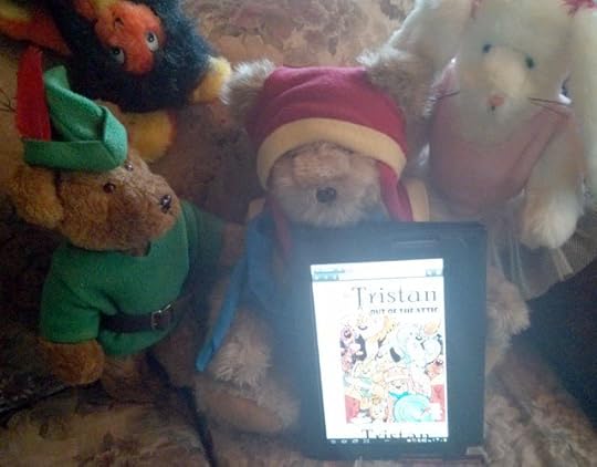 Tristan the Teddy Bear and the Cuddly Defenders show off their new comic on Smashwords