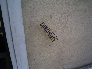 by mysterious conspiracy