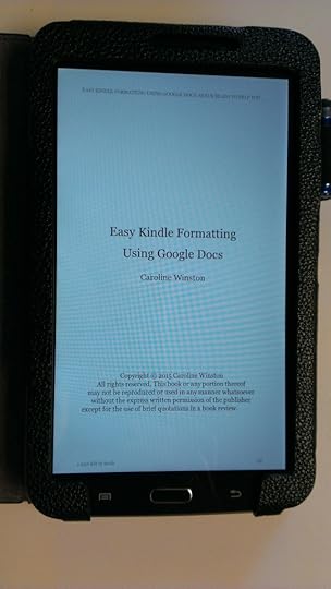 Finally learned my lesson with the title page. Let Google Docs do the formatting for you.