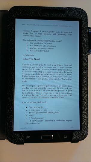 Bullet points and other formatting looks GREAT!