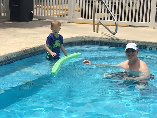 Fun time in the pool!