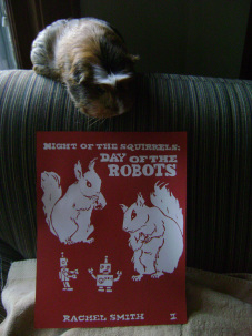 Peregrine critiques my print from above. 