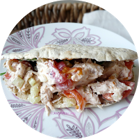 5:2 Diet Lunch Ranch Chicken Pitta 184 calories