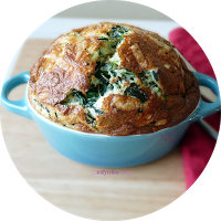5:2 Diet Dinner - Spinach Soufflé 216 calories