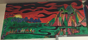 The Hobbit, 1979, crappy paint on cinderblock, Holly Lisle