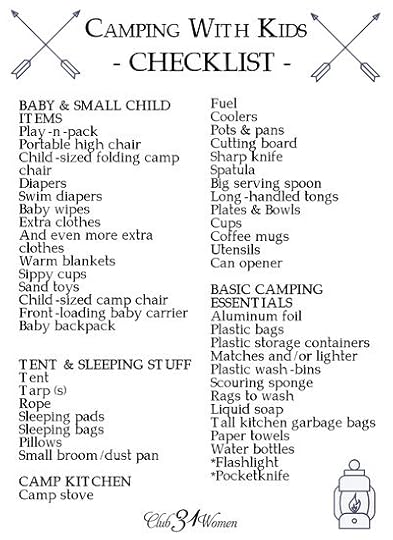 What to Know and Bring If You're Camping With Kids - Page 1