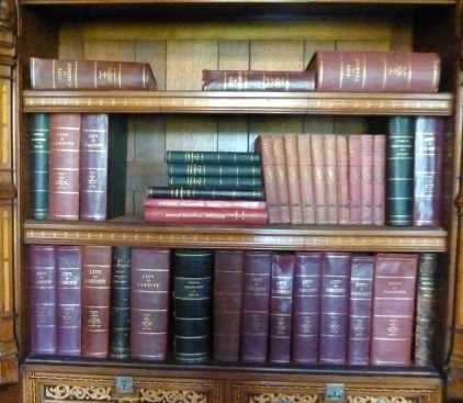 From the library at Cardiff Castle