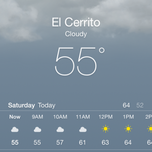 First day of summer vacation = sucky weather.
