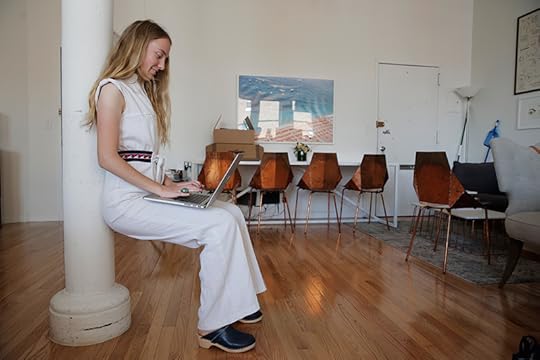 work-out-desk-Emma-Hager-Wall-Sit-man-repeller
