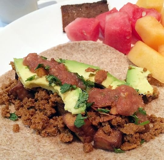 First taco at Vida Vegan Con