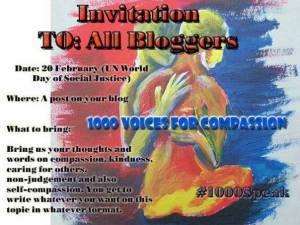 1000 voices Compassion invitation