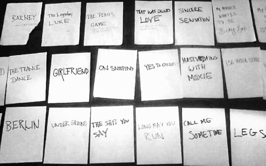 Fun part, deciding what order to place essays in