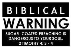 sugar coated preaching