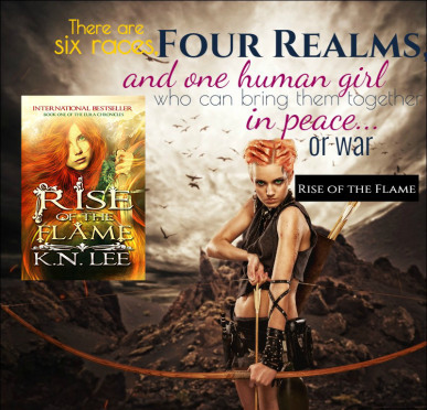 Rise of the flame ad with cover