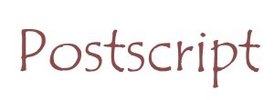 Postscript