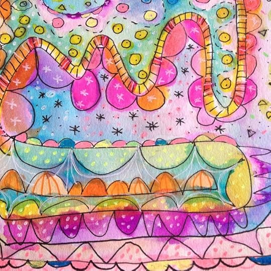 Insides #sketch #sketchaday #sketchbook #mtlart #mtlartist #mtl #illustration #art #colors #instaart #instagood #instalike #ink #doodle #design #pattern #sakuraofamerica #pink