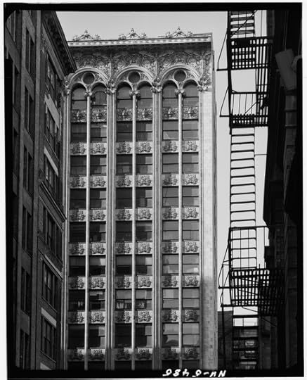 File:Historic American Buildings Survey, Cervin Robinson, Photographer May 30, 1970, TOP OF BUILDING FROM SOUTH. - Bayard-Condict Building, 65-69 Bleecker Street, New York, New York HABS NY,31-NEYO,82-1.tif