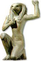 Horus makes the henu gesture of praise