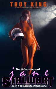 Cover art for Jane Stalwart Book 1. ©2015 Troy King, Background Image ID 39861812 © Elisanth | Dreamstime.com