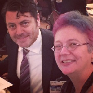 cat Rambo and Nick Offerman