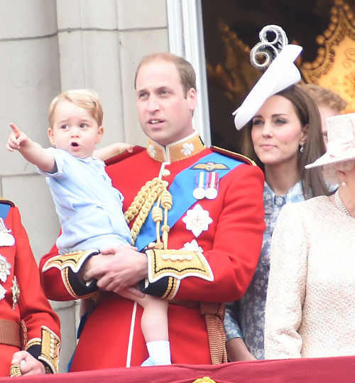 Kate, William, George