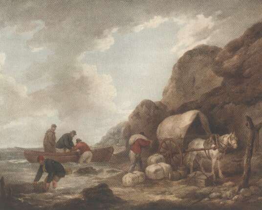 George Morland, Smugglers Isle of Wight