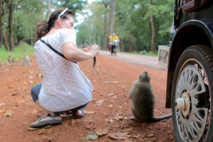 The Monkey and I - Angkor Thom