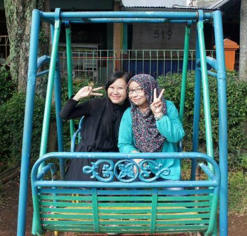 Bersama Ceu Asri si ibu hebat.