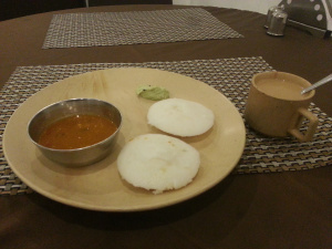 Two of the many Idlis I ate that day!