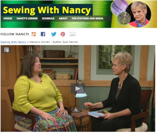 Barn quilts Nancy Zieman and Suzi Parron on Sewing With Nancy