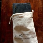 The journals and pen holder come in this cute little bag. (They are also wrapped in plastic, but I had removed that before taking the pic.)