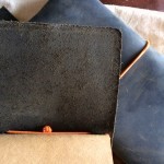 The texture inside the cover shows the color a bit better. These are