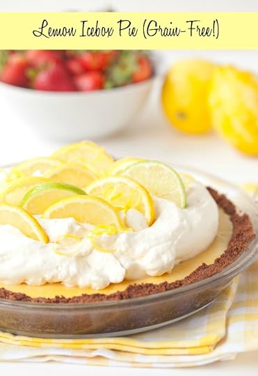 Lemon Icebox Pie | DeliciouslyOrganic.net #grainfree #paleo #dessert