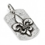 sterling-silver-hammer-finish-fleur-de-lis-dog-tag-3