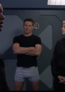 THIS on another show. Same writer.
